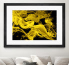 Yellow Smoke by GI ArtLab on GIANT ART - yellow abstract smoke