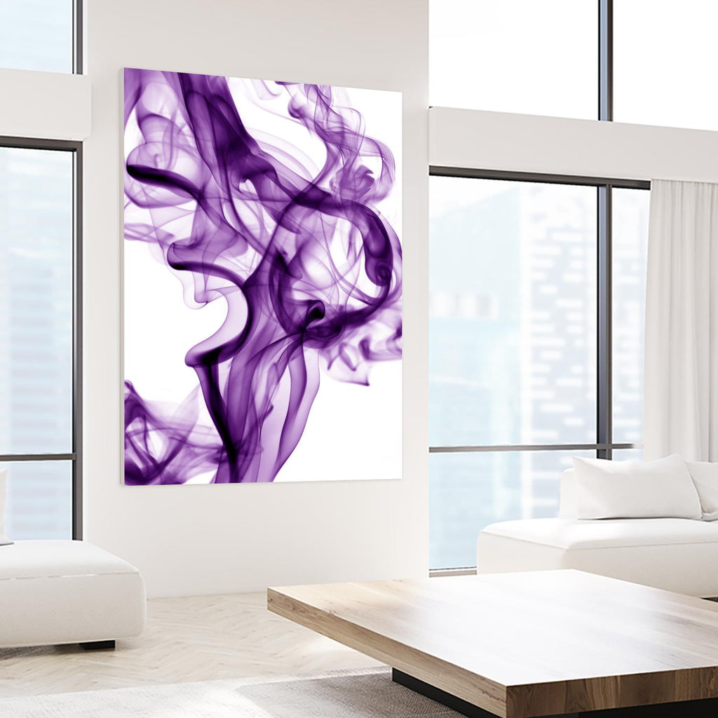 Purple Smoke by GI ArtLab on GIANT ART - white abstract