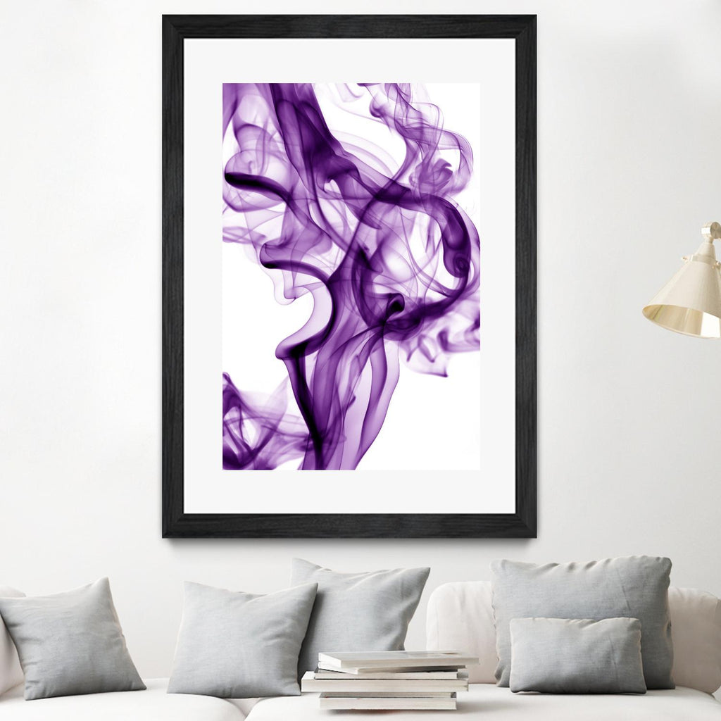 Purple Smoke by GI ArtLab on GIANT ART - white abstract