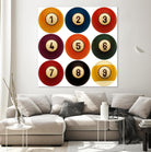 Billiards by GI ArtLab on GIANT ART - yellow leisure