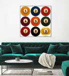 Billiards by GI ArtLab on GIANT ART - yellow leisure