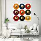 Billiards by GI ArtLab on GIANT ART - yellow leisure