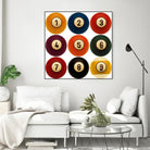 Billiards by GI ArtLab on GIANT ART - yellow leisure