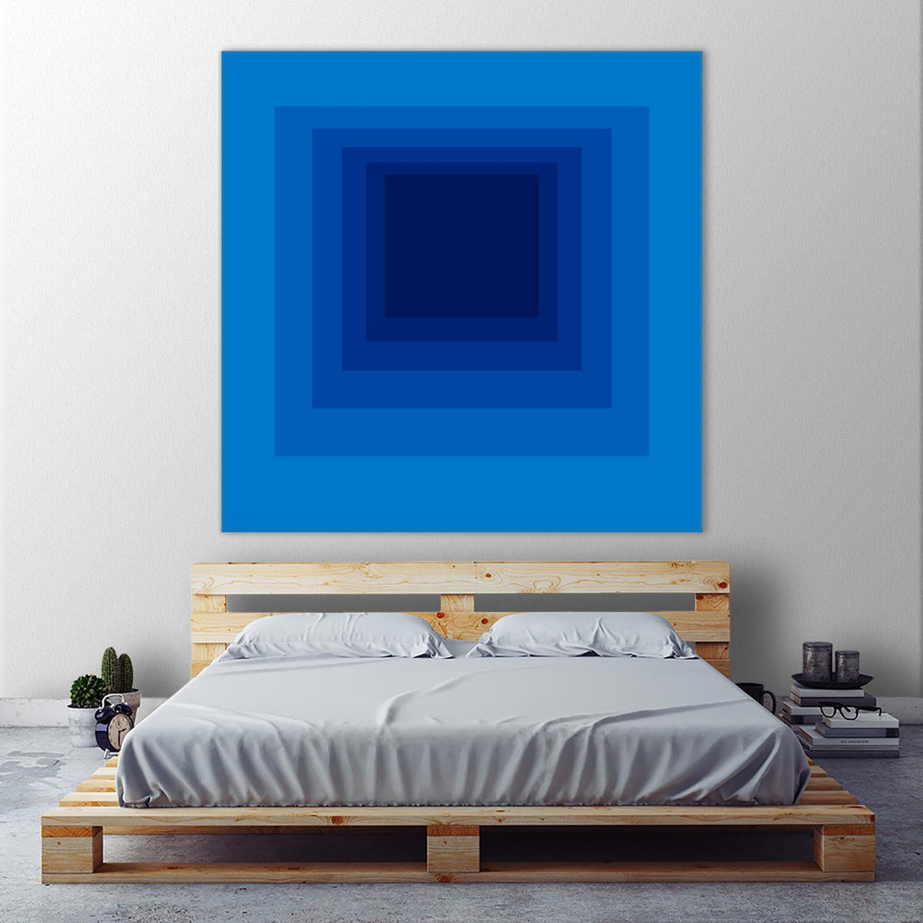 After Josef B by GI ArtLab on GIANT ART - blue abstract