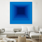 After Josef B by GI ArtLab on GIANT ART - blue abstract