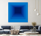After Josef B by GI ArtLab on GIANT ART - blue abstract