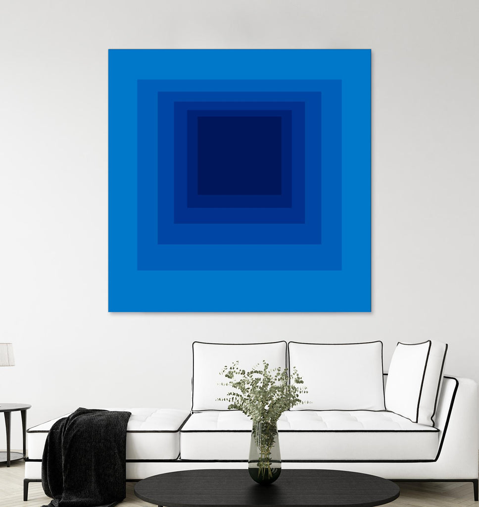 Après Josef B par GI ArtLab sur GIANT ART - bleu abstrait