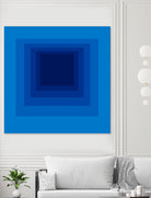 After Josef B by GI ArtLab on GIANT ART - blue abstract