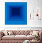 After Josef B by GI ArtLab on GIANT ART - blue abstract