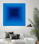 After Josef B by GI ArtLab on GIANT ART - blue abstract