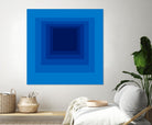 After Josef B by GI ArtLab on GIANT ART - blue abstract