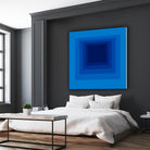 After Josef B by GI ArtLab on GIANT ART - blue abstract