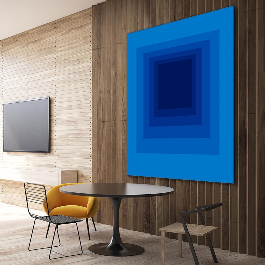 After Josef B by GI ArtLab on GIANT ART - blue abstract