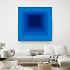 After Josef B by GI ArtLab on GIANT ART - blue abstract