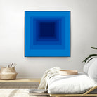 After Josef B by GI ArtLab on GIANT ART - blue abstract