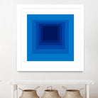 After Josef B by GI ArtLab on GIANT ART - blue abstract