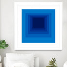 After Josef B by GI ArtLab on GIANT ART - blue abstract