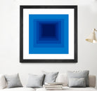After Josef B by GI ArtLab on GIANT ART - blue abstract