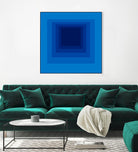 After Josef B by GI ArtLab on GIANT ART - blue abstract