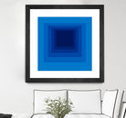 After Josef B by GI ArtLab on GIANT ART - blue abstract