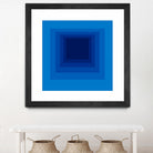After Josef B by GI ArtLab on GIANT ART - blue abstract