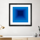 After Josef B by GI ArtLab on GIANT ART - blue abstract