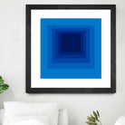 After Josef B by GI ArtLab on GIANT ART - blue abstract