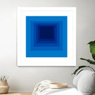 After Josef B by GI ArtLab on GIANT ART - blue abstract