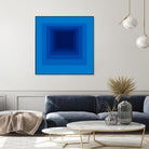 After Josef B by GI ArtLab on GIANT ART - blue abstract