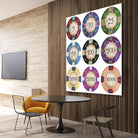 Poker Chips by GI ArtLab on GIANT ART - blue leisure