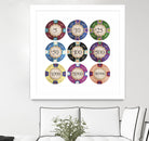 Poker Chips by GI ArtLab on GIANT ART - blue leisure