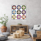Poker Chips by GI ArtLab on GIANT ART - blue leisure