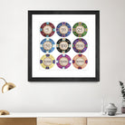 Poker Chips by GI ArtLab on GIANT ART - blue leisure