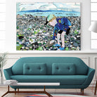 Calm #4, Camano Beach by Mark Fraley on GIANT ART - blue contemporary
