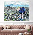 Calm #4, Camano Beach by Mark Fraley on GIANT ART - blue contemporary