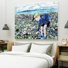 Calm #4, Camano Beach by Mark Fraley on GIANT ART - blue contemporary