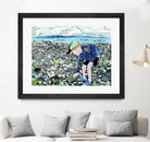 Calm #4, Camano Beach by Mark Fraley on GIANT ART - blue contemporary