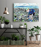 Calm #4, Camano Beach by Mark Fraley on GIANT ART - blue contemporary