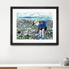 Calm #4, Camano Beach by Mark Fraley on GIANT ART - blue contemporary