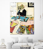 Calm #2 A Good Read by Mark Fraley on GIANT ART - black contemporary