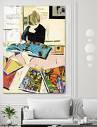 Calm #2 A Good Read by Mark Fraley on GIANT ART - black contemporary