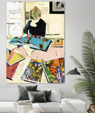 Calm #2 A Good Read by Mark Fraley on GIANT ART - black contemporary