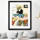 Calm #2 A Good Read by Mark Fraley on GIANT ART - black contemporary