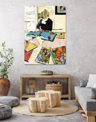 Calm #2 A Good Read by Mark Fraley on GIANT ART - black contemporary