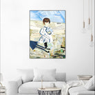 Calm #3 Nebraska Bunny by Mark Fraley on GIANT ART - beige contemporary