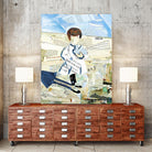 Calm #3 Nebraska Bunny by Mark Fraley on GIANT ART - beige contemporary