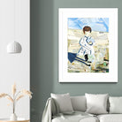 Calm #3 Nebraska Bunny by Mark Fraley on GIANT ART - beige contemporary