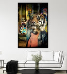 Tiger on the Prowl by GI ArtLab on GIANT ART - brown contemporary