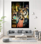 Tiger on the Prowl by GI ArtLab on GIANT ART - brown contemporary