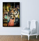 Tiger on the Prowl by GI ArtLab on GIANT ART - brown contemporary